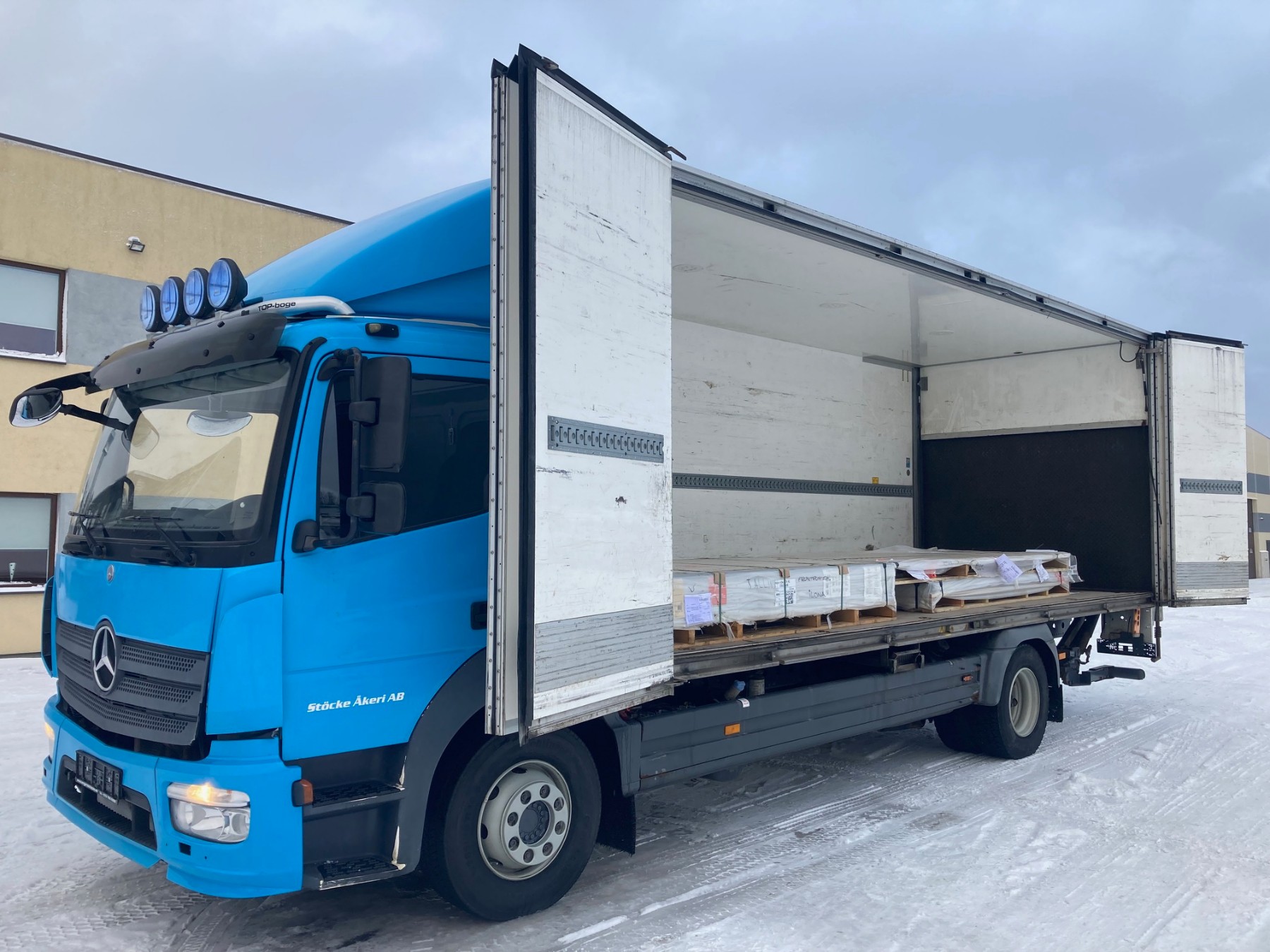 Mercedes-Benz ATEGO 4X2 EURO 6 + SIDE OPENING + LIFT
